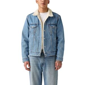 Levis men’s Sherpa lined jean jacket